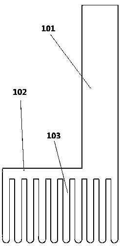 A heat pipe with variable vertical pipe diameter