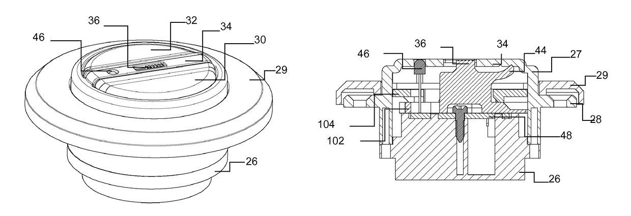 Mechanically lockable hand switch