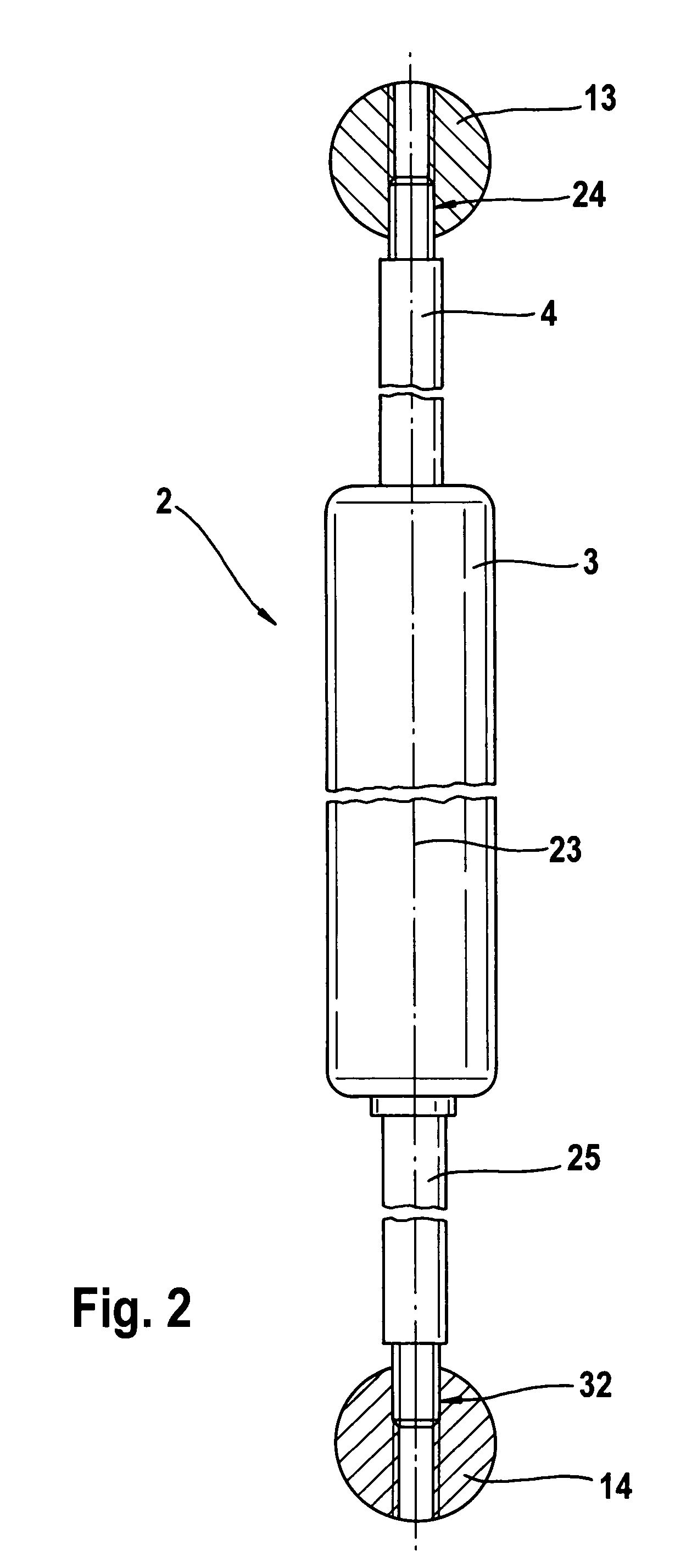 Hinge device with a piston/cylinder unit