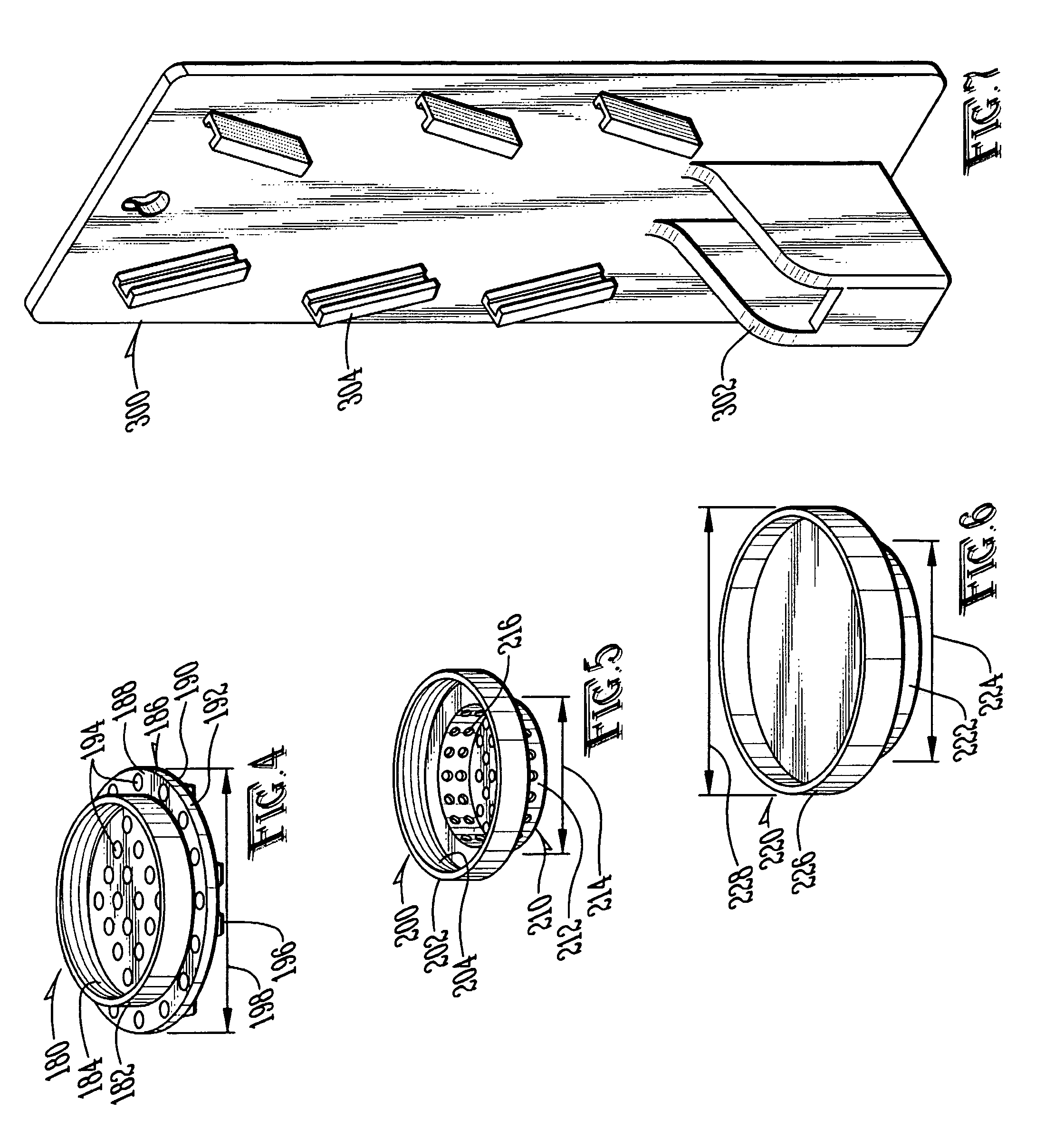 Device for squeezing fluid from a container of food packed in fluid