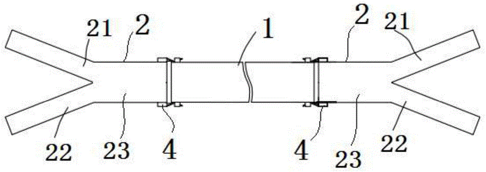 Air duct with total heat exchanging function