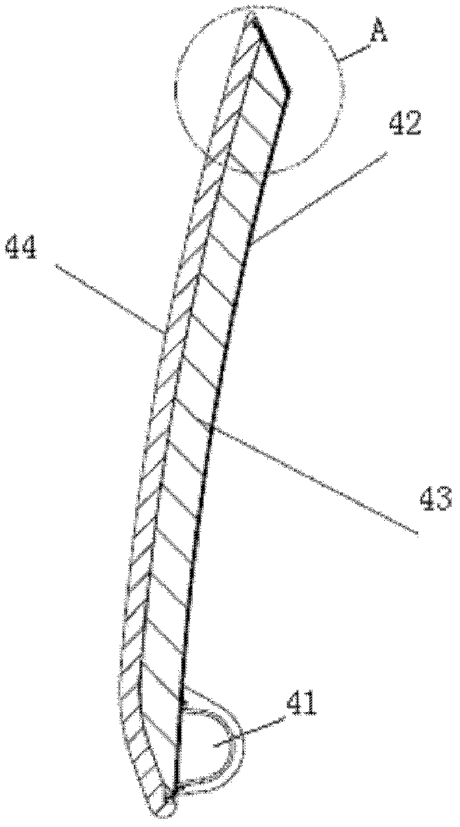 Air deflector of hanging air conditioner and hanging air conditioner with same