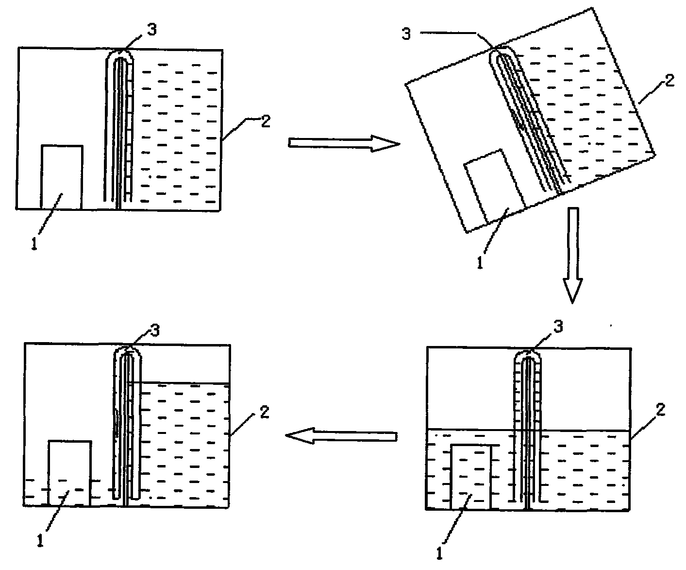 Asphalt mixture freeze thawing splitting experiment vacuum water saturation and soaking method