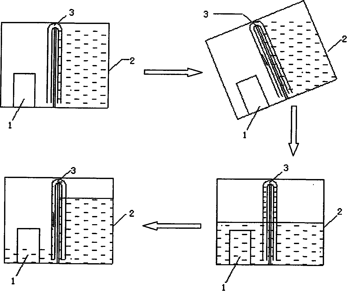 Asphalt mixture freeze thawing splitting experiment vacuum water saturation and soaking method