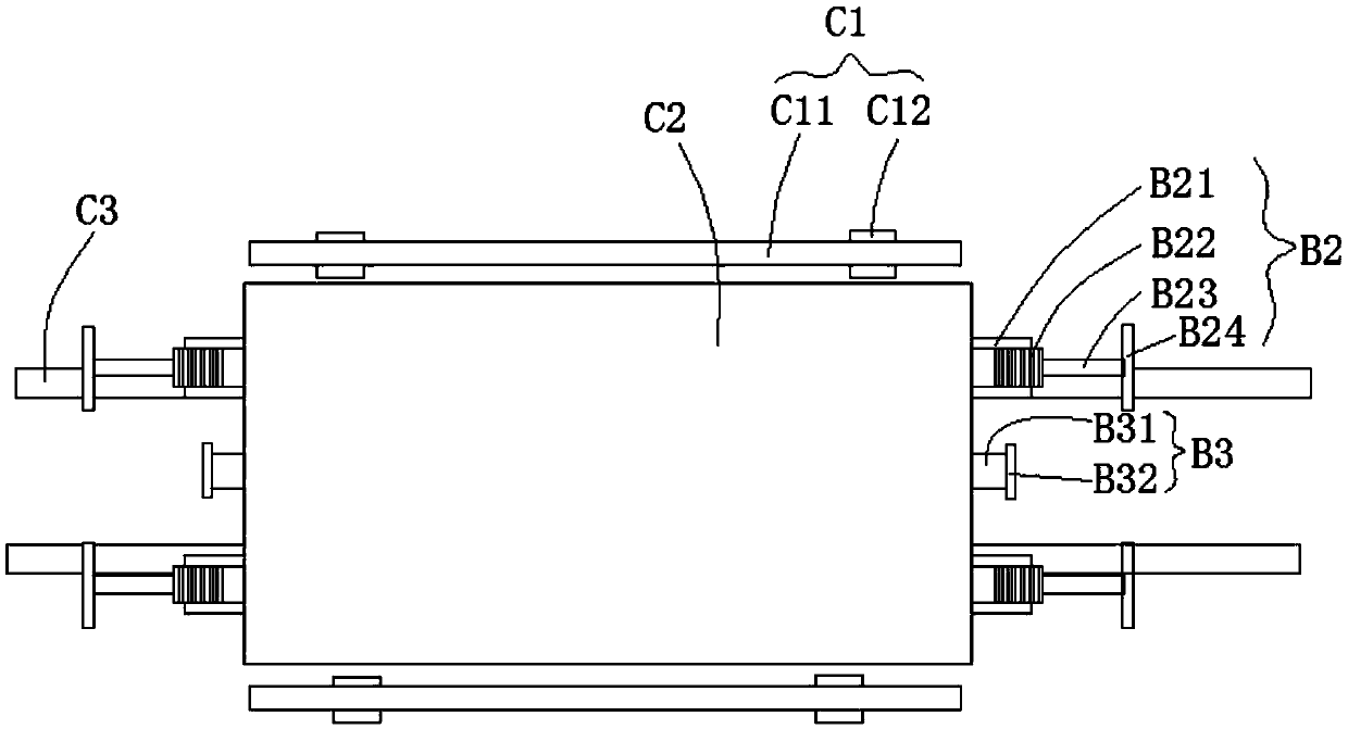 Panel moving mechanism of trimming machine