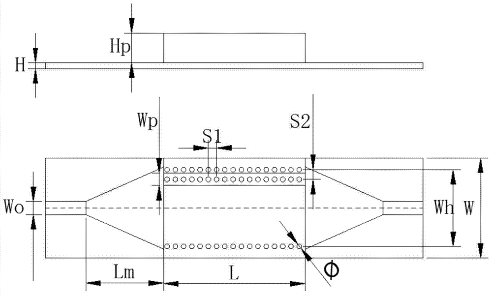 Microwave isolator based on substrate-integrated waveguide-loaded ferrite