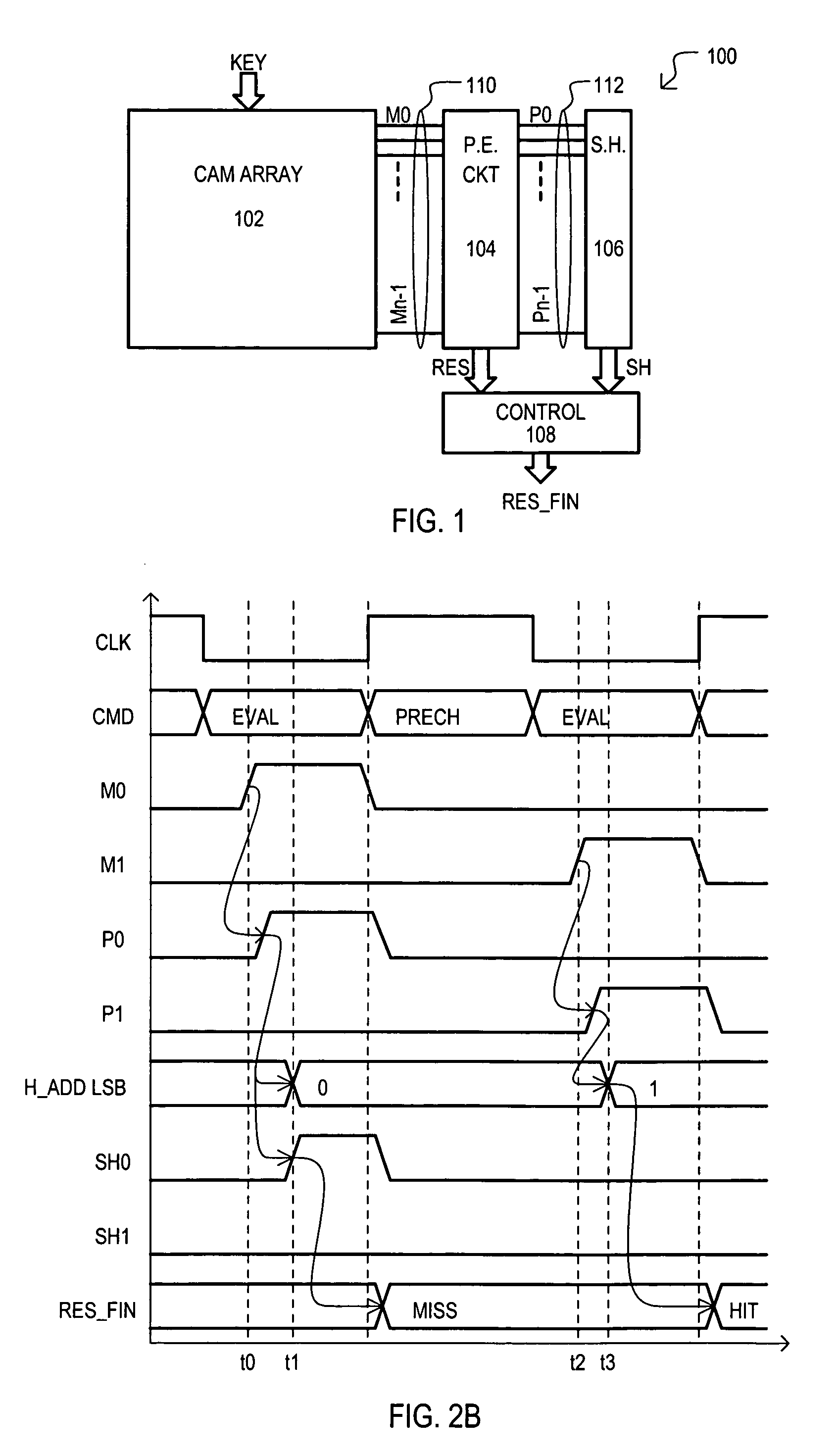 Content addressable memory (CAM) device and method for flexible suppression of hit indications