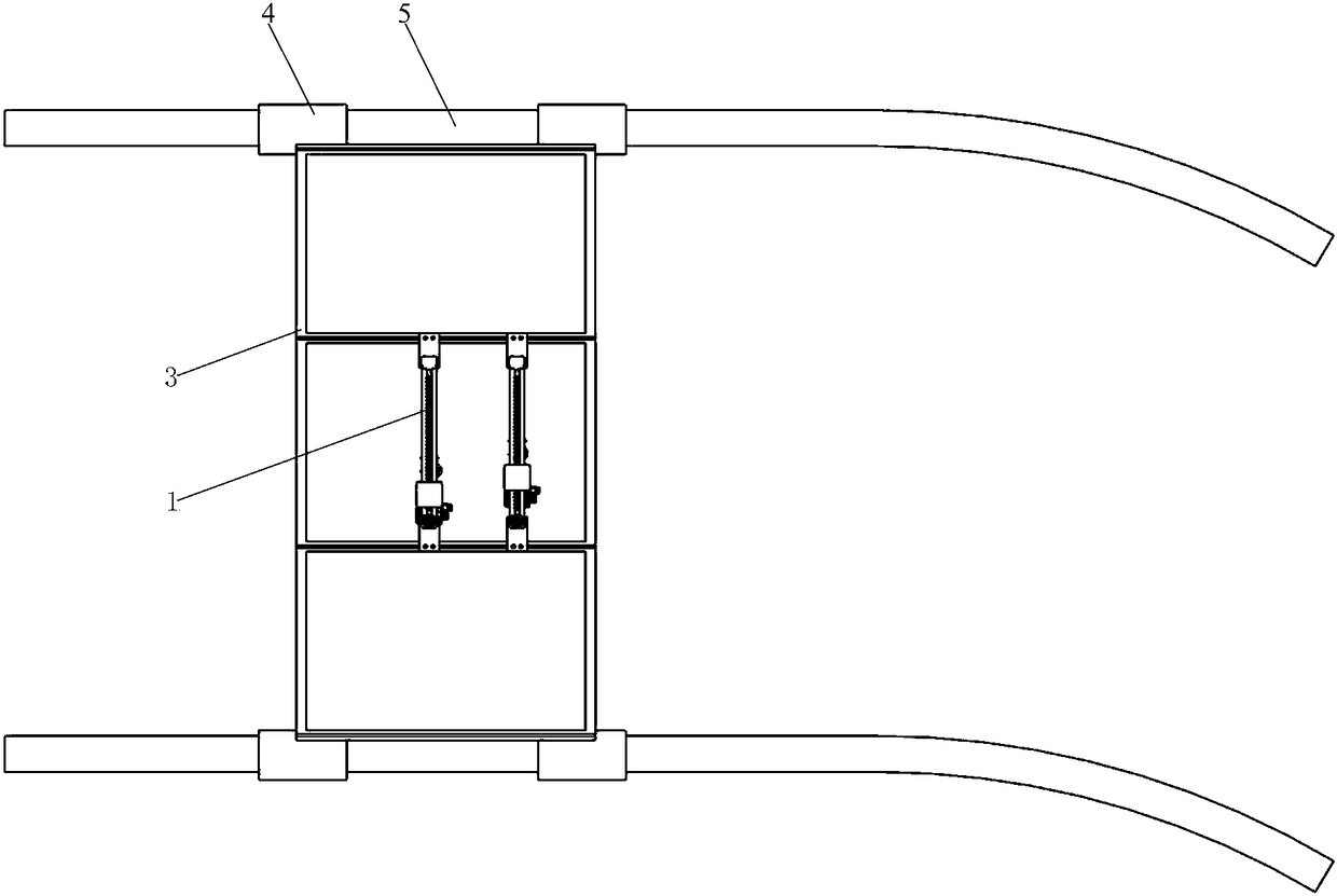 Follow-up overhanging gravity compensation device based on magnetic suspension