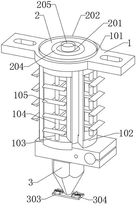 3D printing extrusion nozzle based on industrial design field