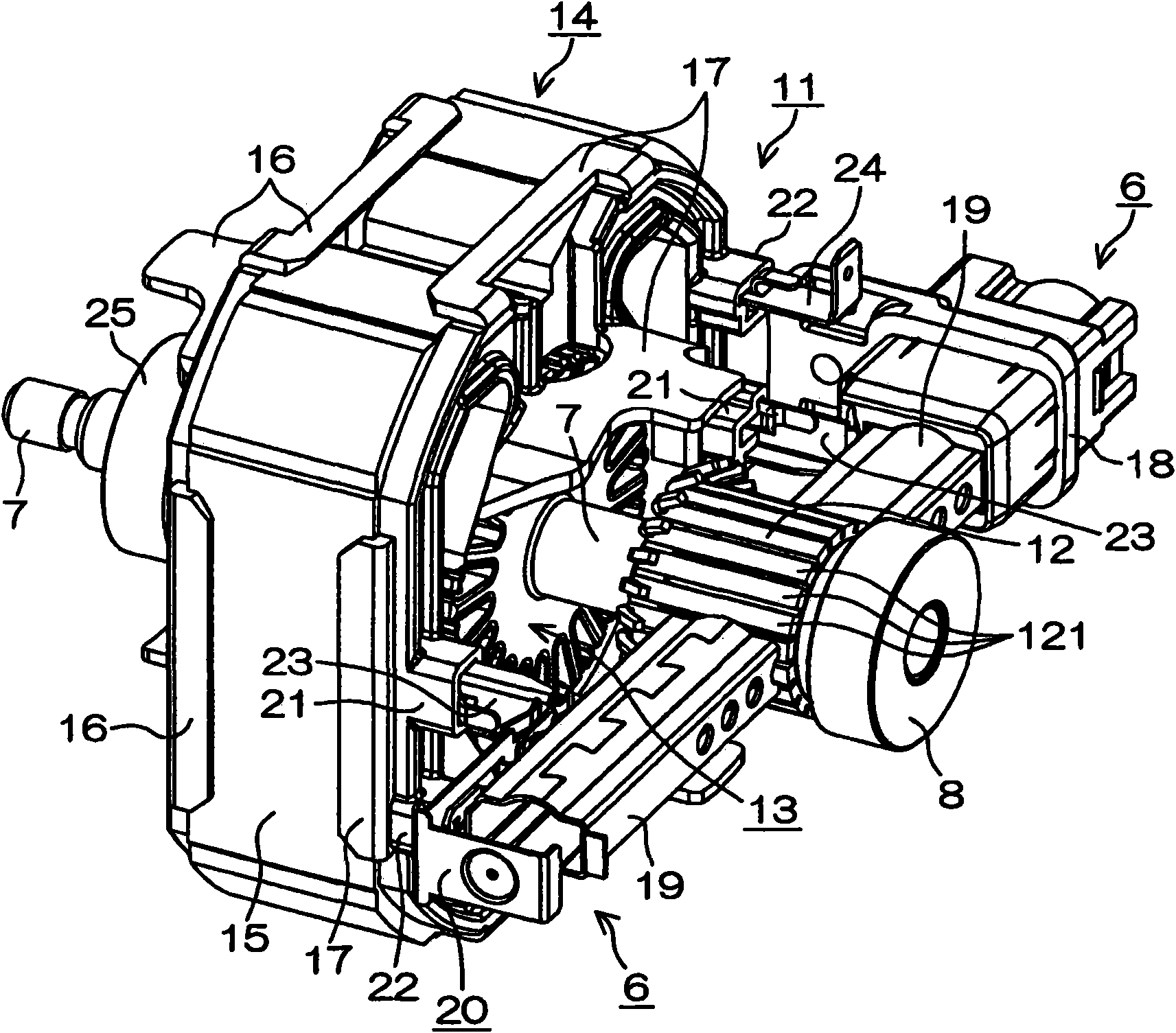 Commutator motor
