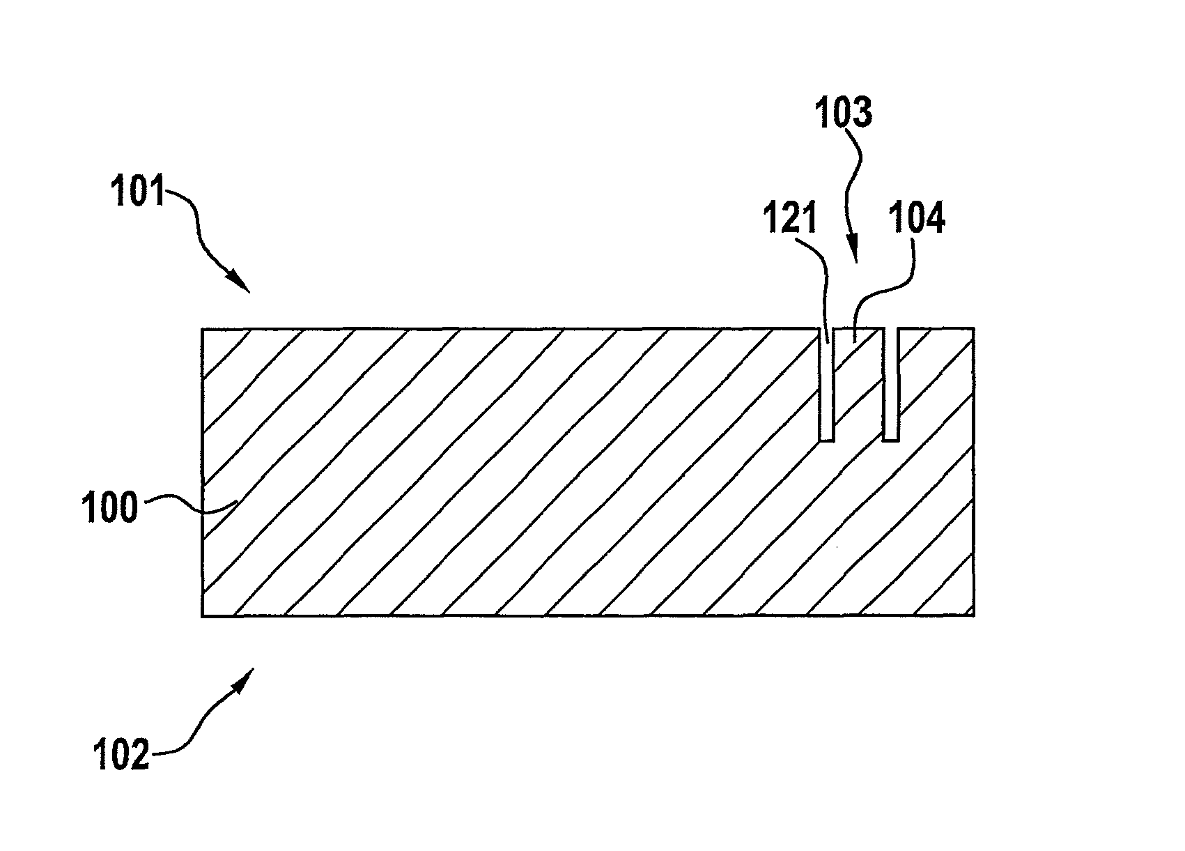 Method for manufacturing a component having an electrical through-connection