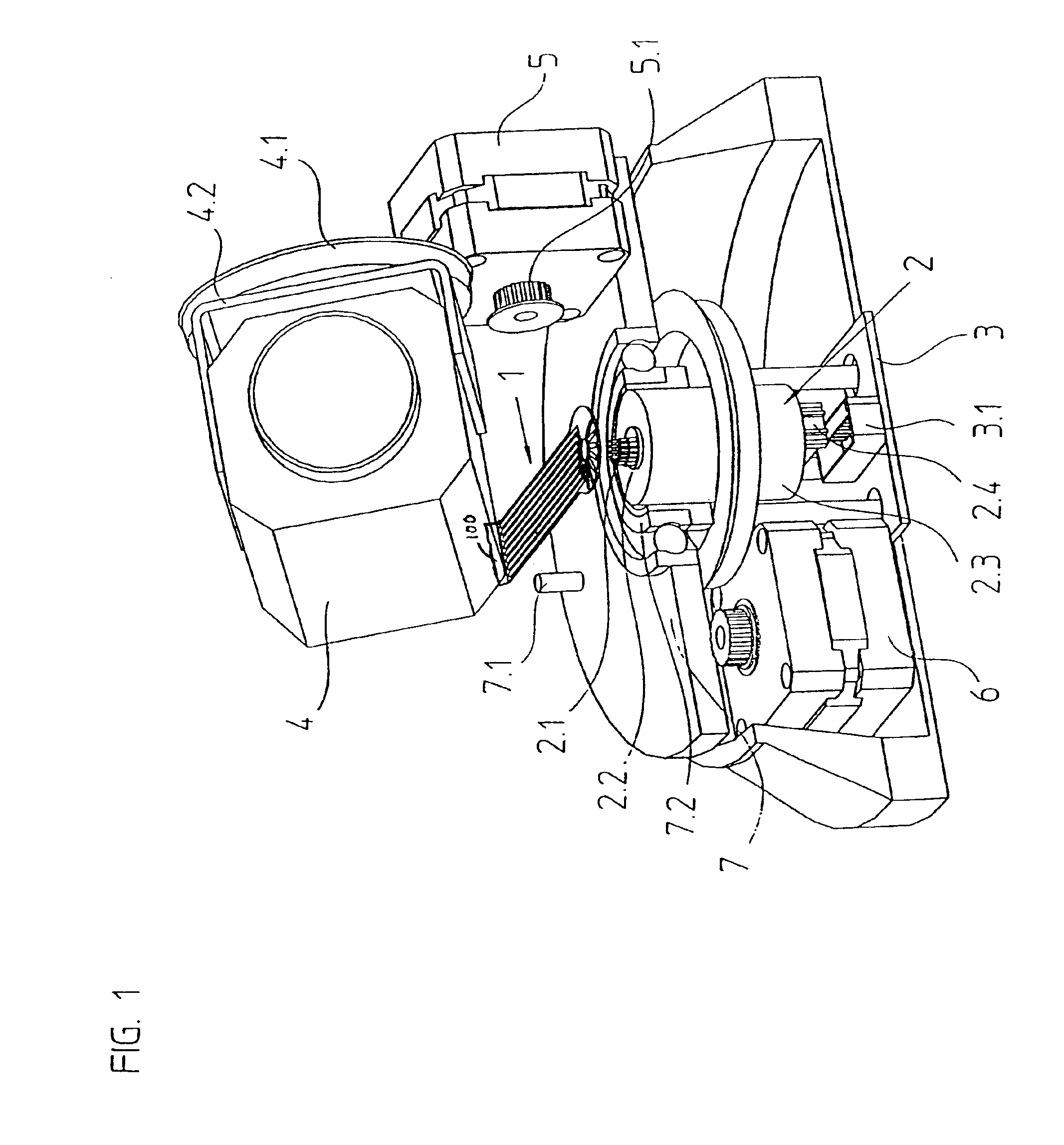 Slip ring unit with a printed circuit board