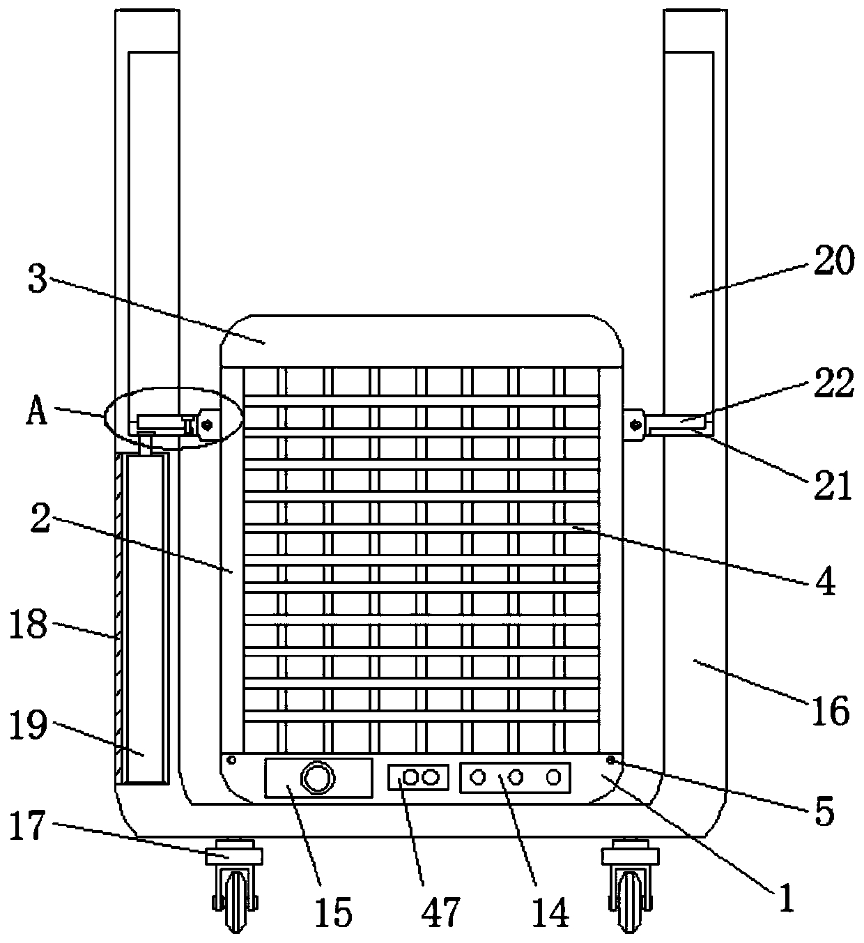 Electronic product heating device