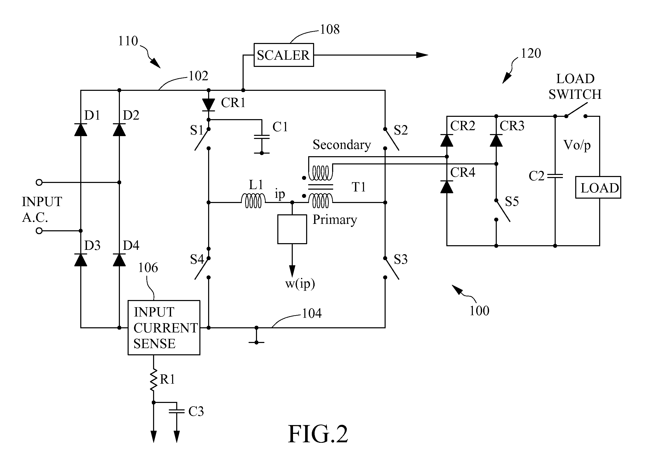 Ac-to-dc converting circuit applicable to power-charging module