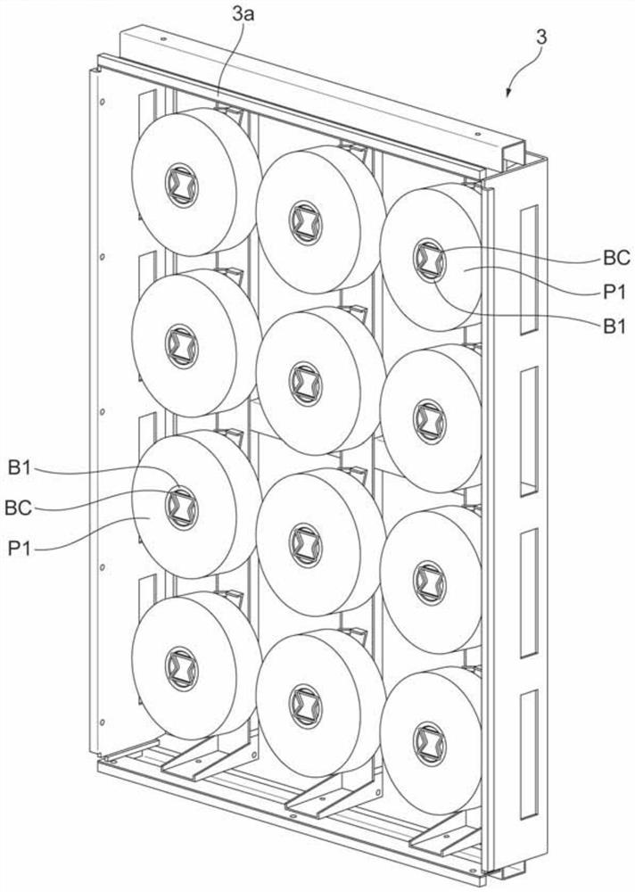 Package exchanging device