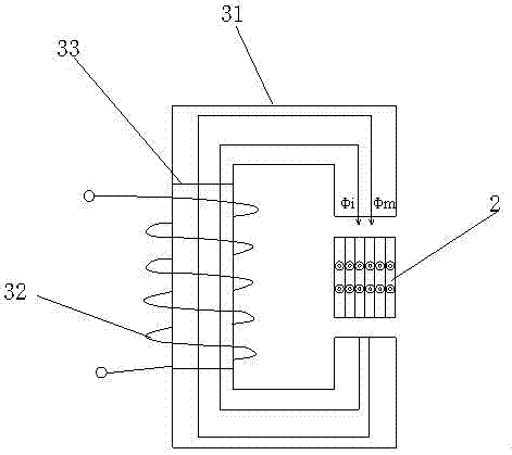 Orthogonally magnetized controllable resistor based on direct current memory flux magnetism helping and adjusting