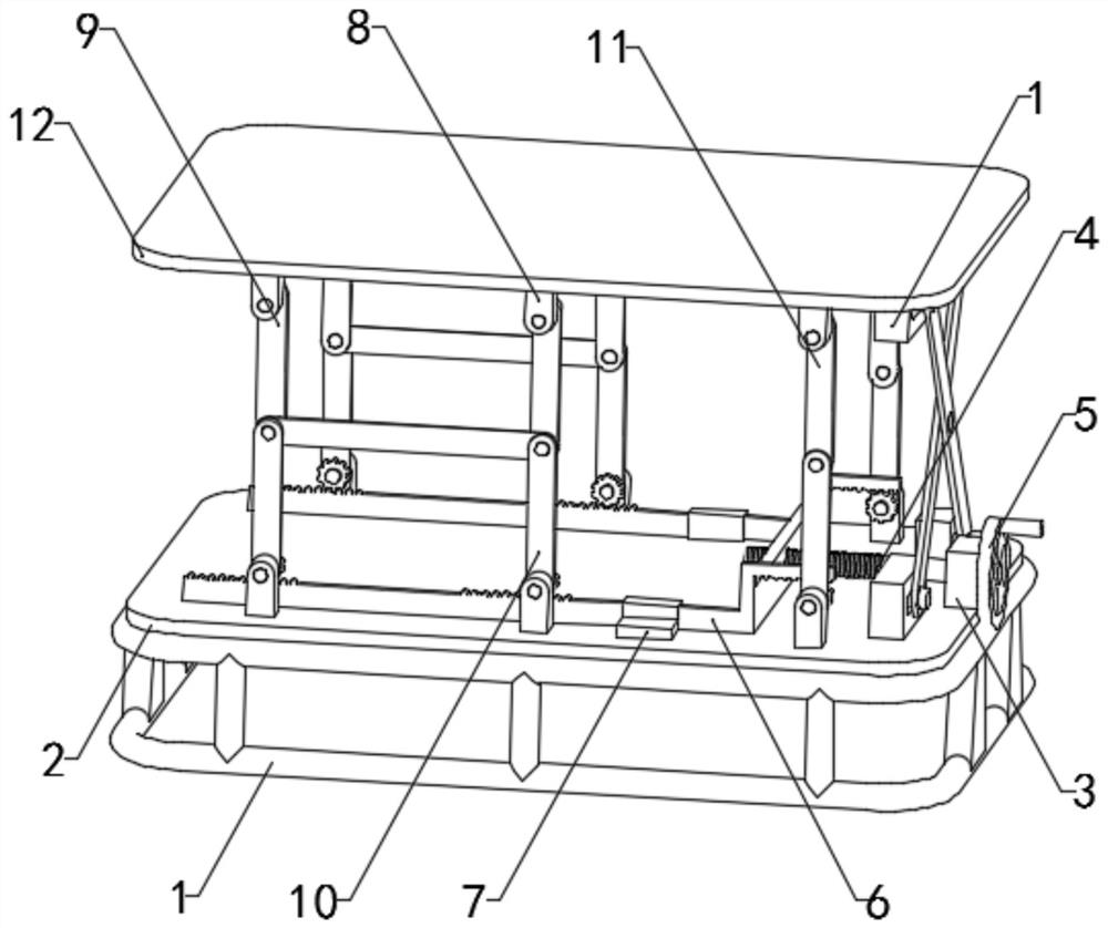 Top holder capable of adjusting height of guardrail