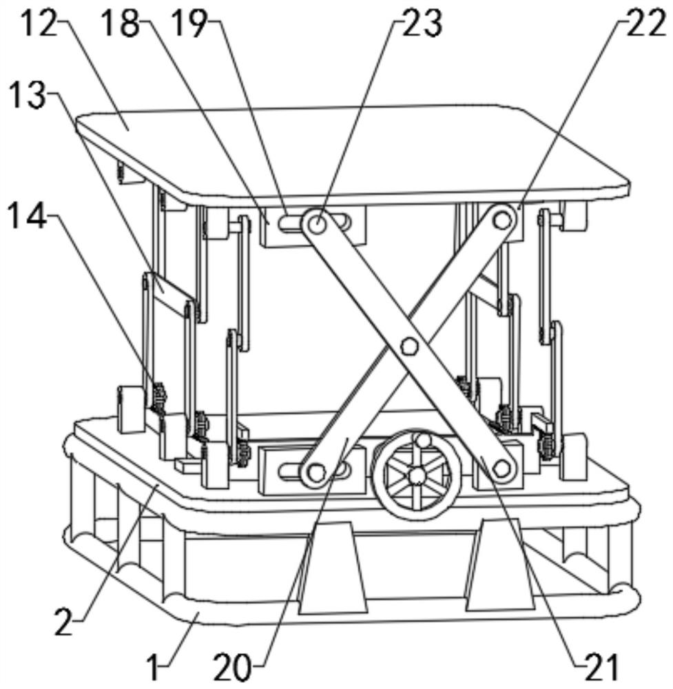 Top holder capable of adjusting height of guardrail