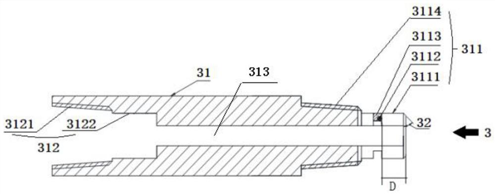 Adjustable ultrahigh-pressure water jet cutting device and using method