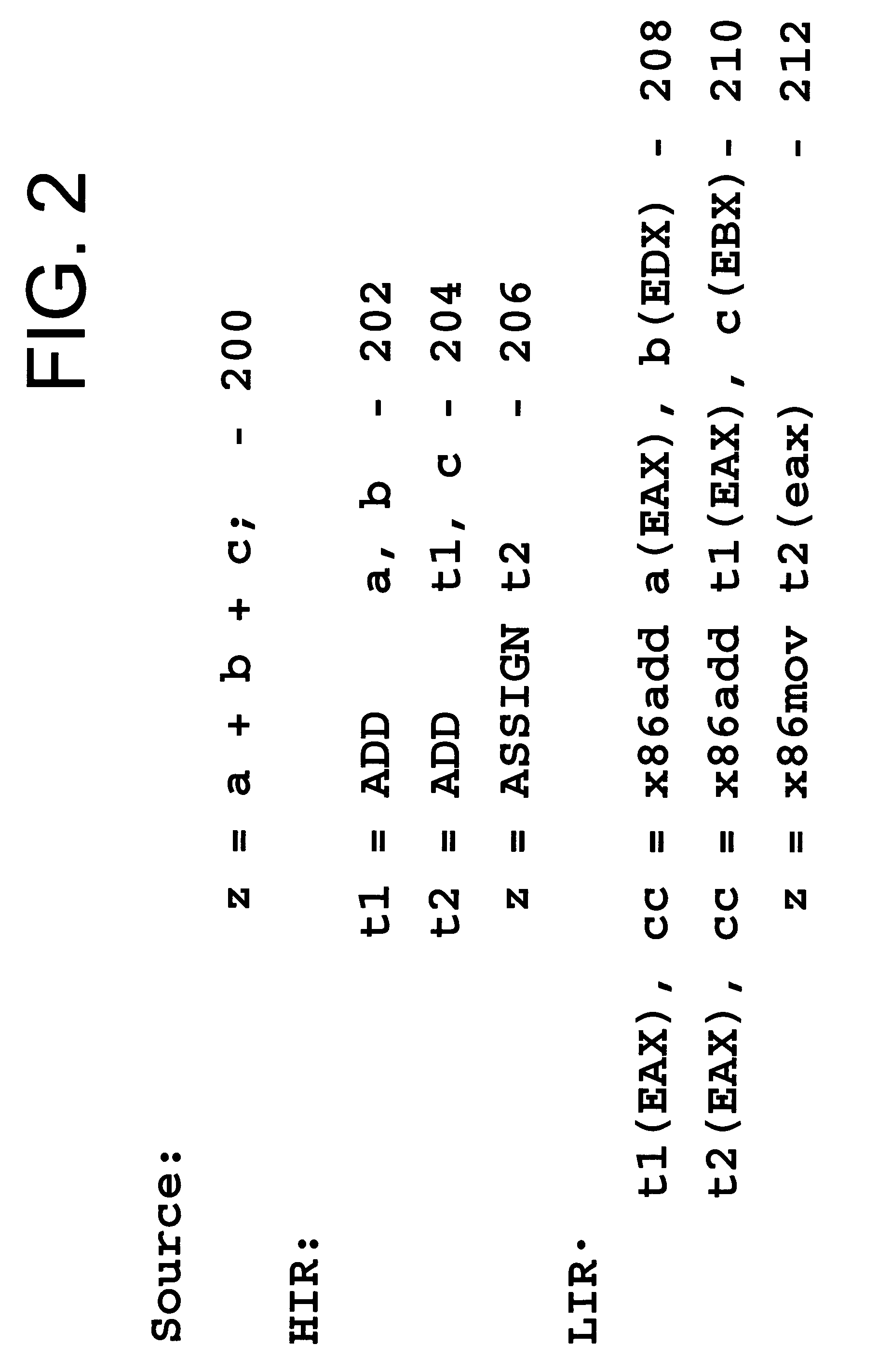 Type system for representing and checking consistency of heterogeneous program components during the process of compilation