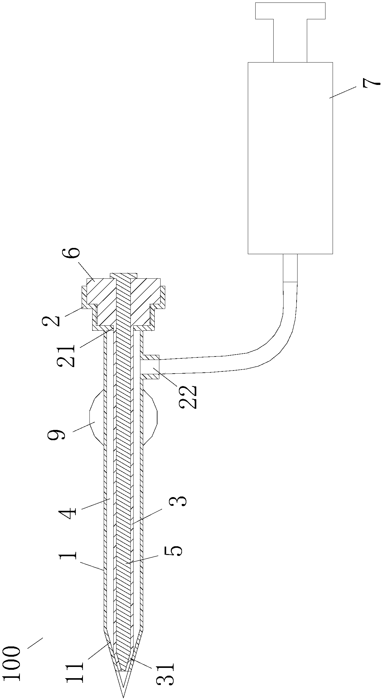 Medical mechanism for auripuncture and intratympanic injection