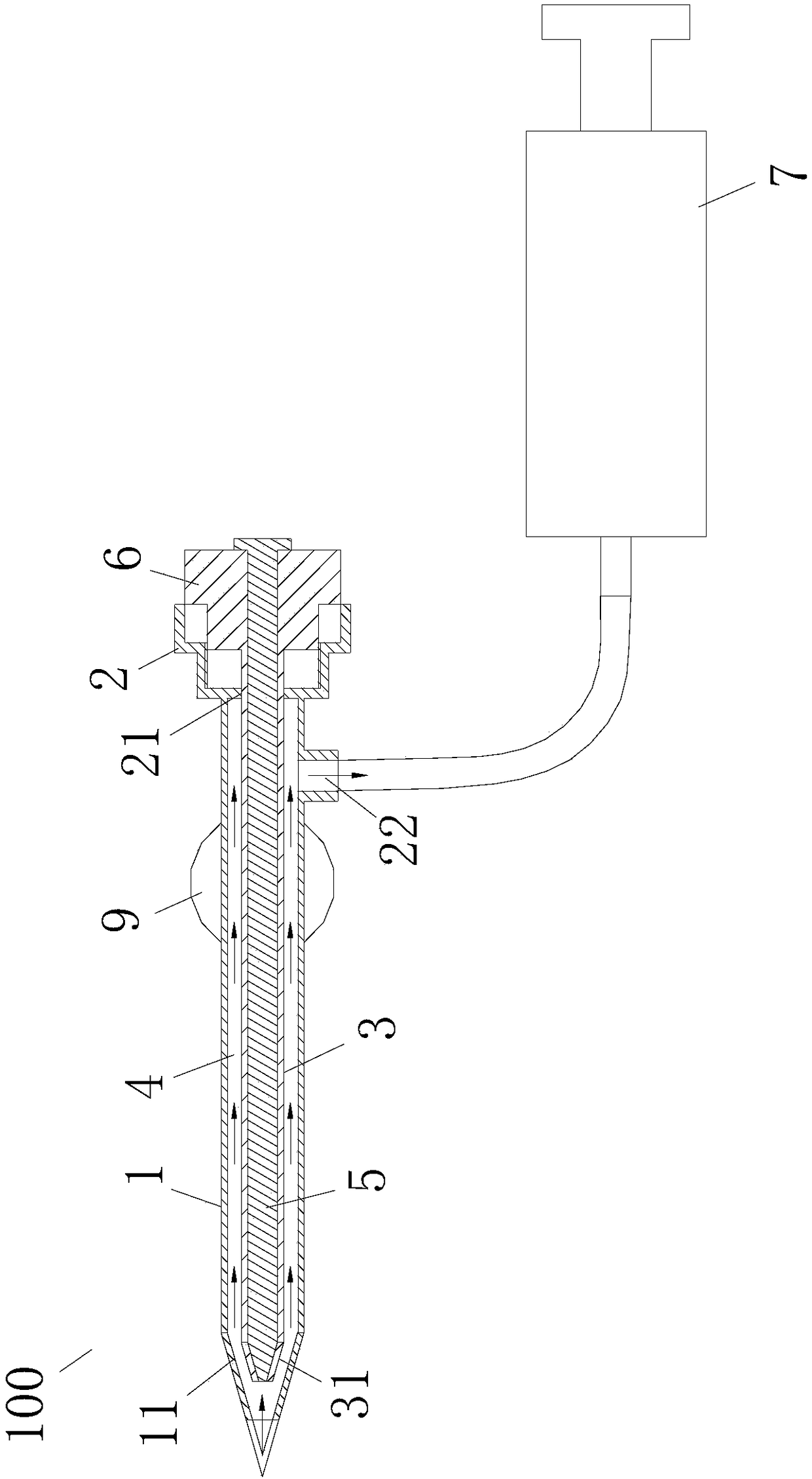 Medical mechanism for auripuncture and intratympanic injection