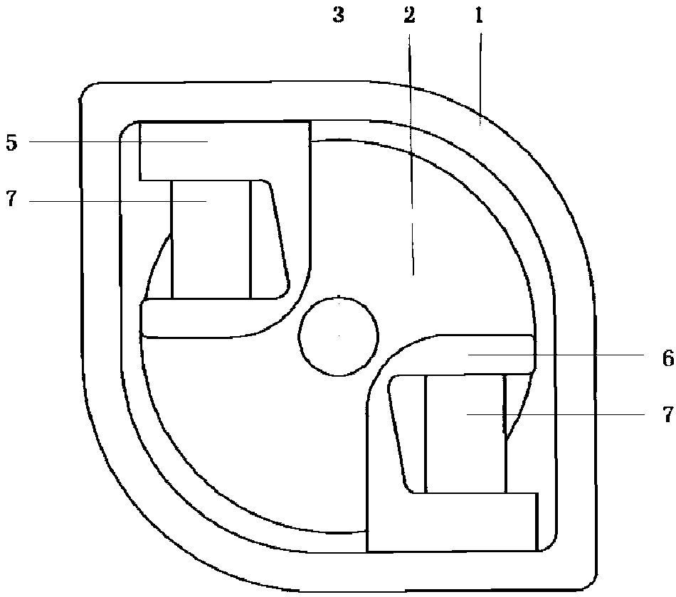 Rotary inertial piezoelectric actuator with built-in photoelectric encoder and its actuation method