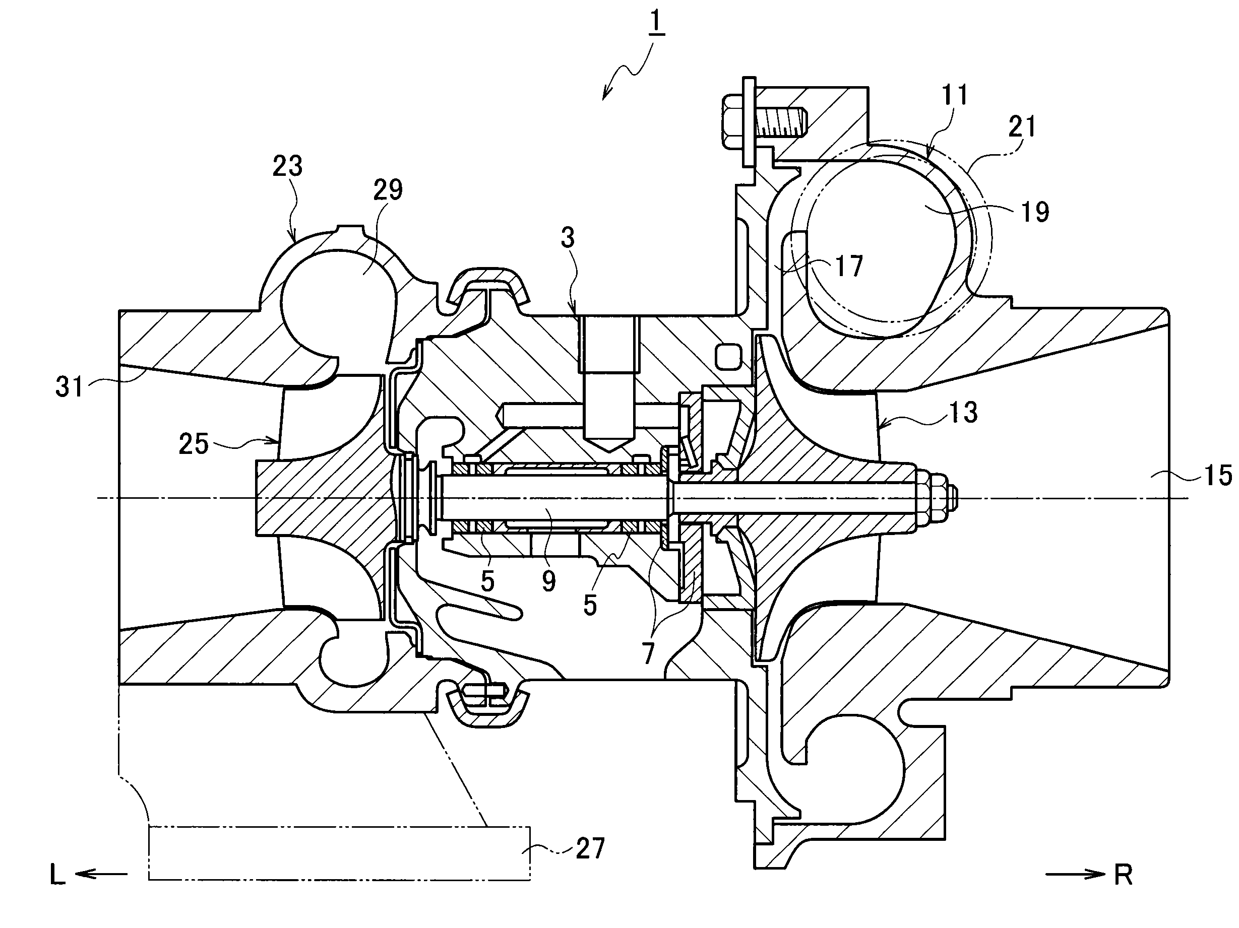Variable flow valve mechanism and vehicle turbocharger