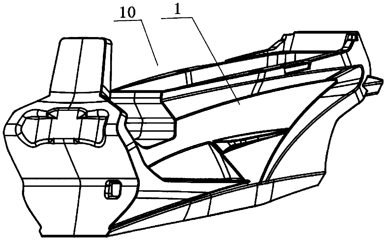 Integrated motorcycle body and manufacturing method thereof