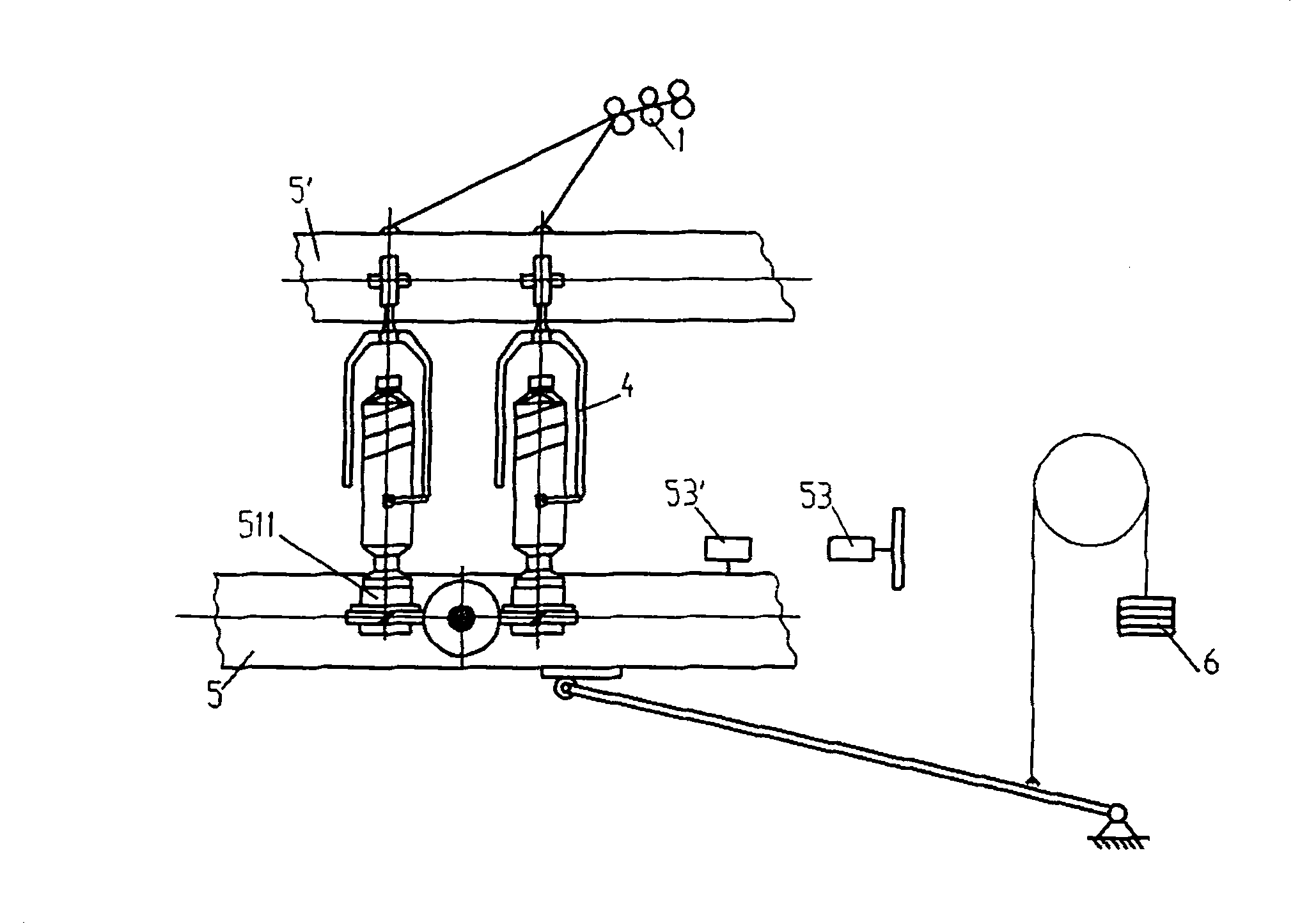 Method for winding and forming rough yarn after bobbiner is full of yarn