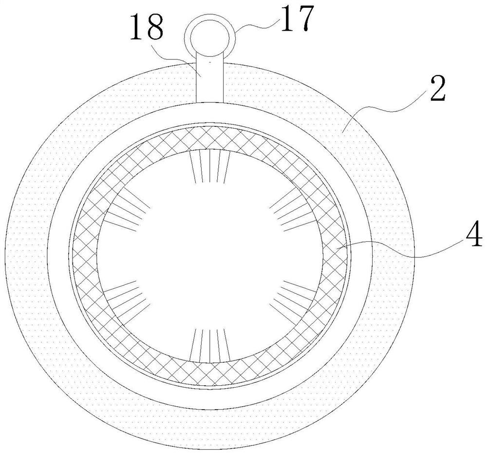 Surface moisture removing device for cable production