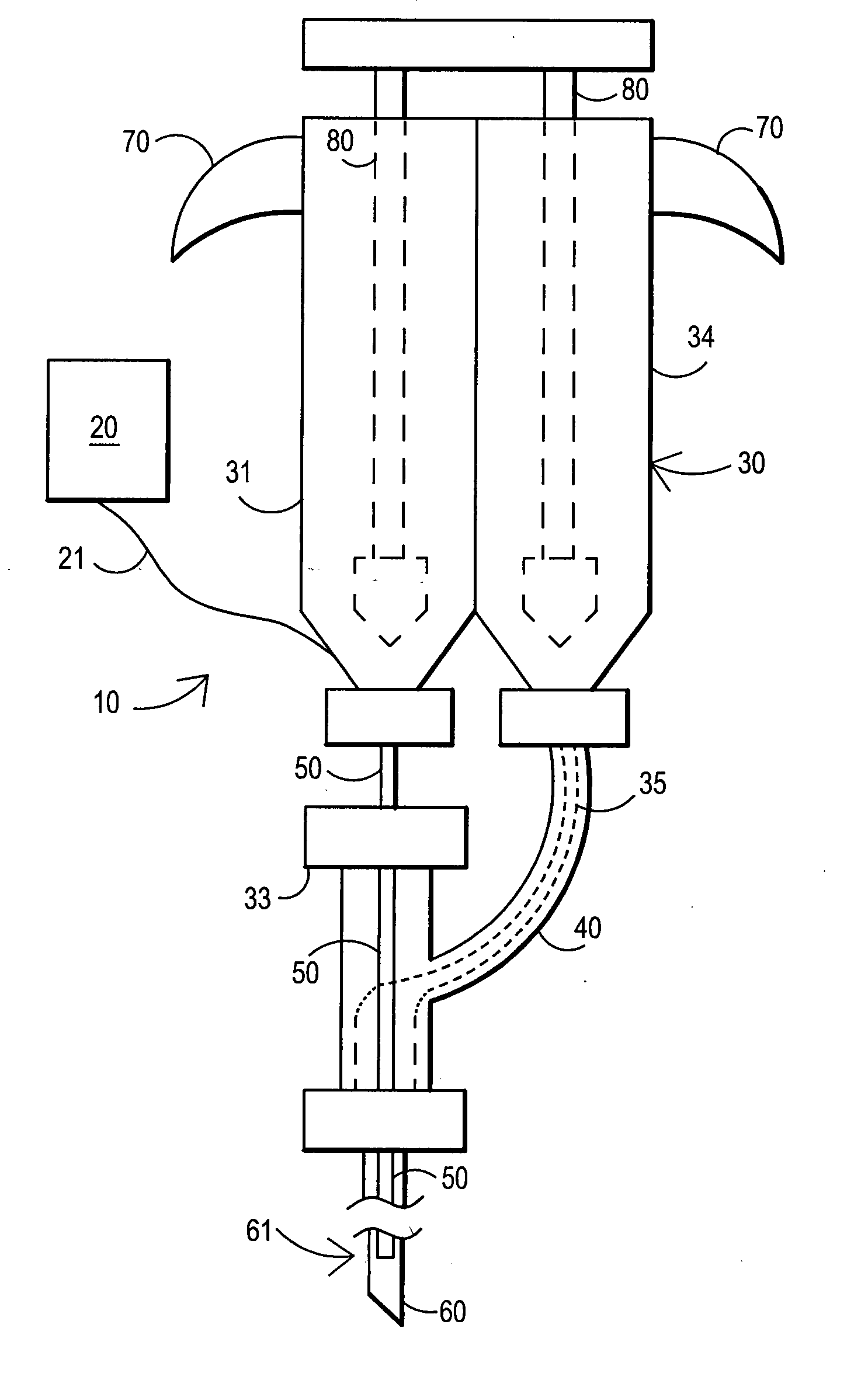 Apparatus and method for injection of fibrin sealant in spinal applications