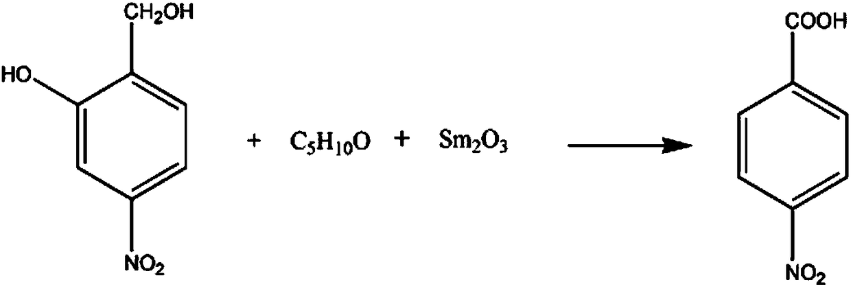 Procaine hydrochloride drug intermediate p-nitrobenzoic acid synthesis method