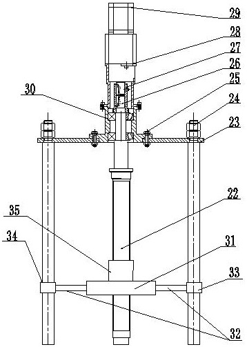 Rotation body surface static pressure abrasive flow finishing machining device and machining method