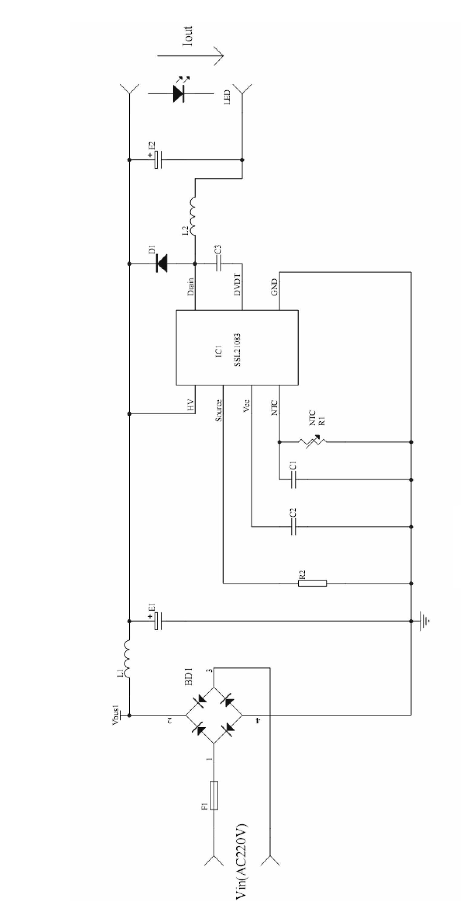 Highly-efficient light emitting diode (LED) power supply