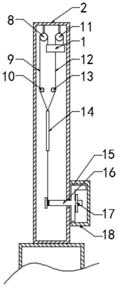 Street lamp pole for post-disaster emergency