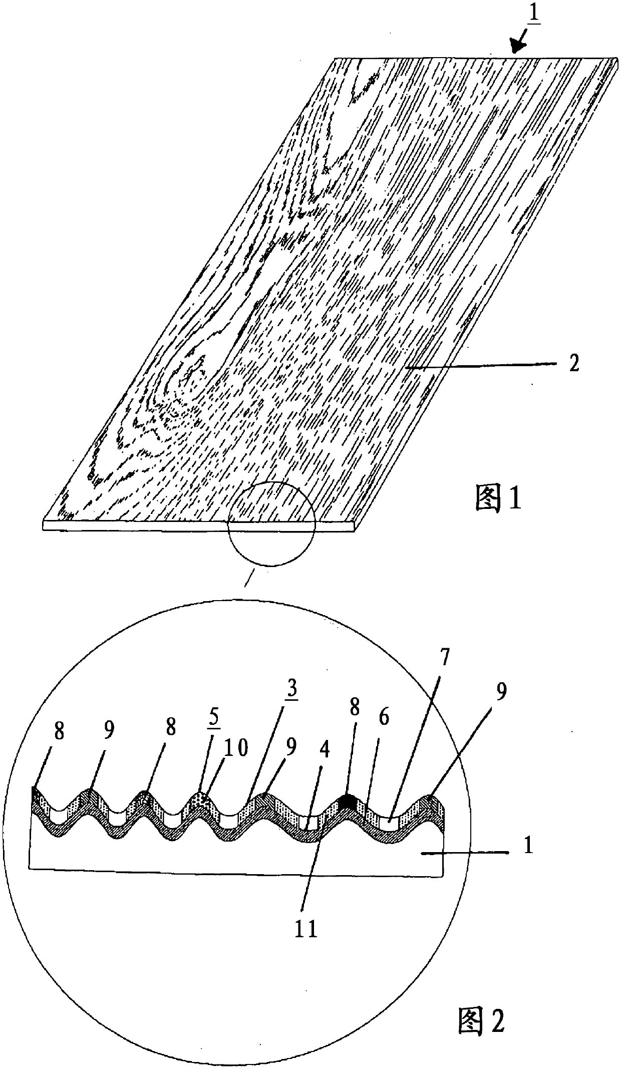 Method for processing a structured surface of an embossing tool