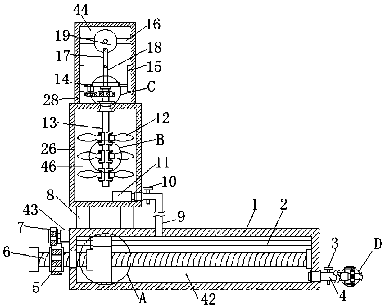 A special continuous irrigation device for animal husbandry and veterinary medicine