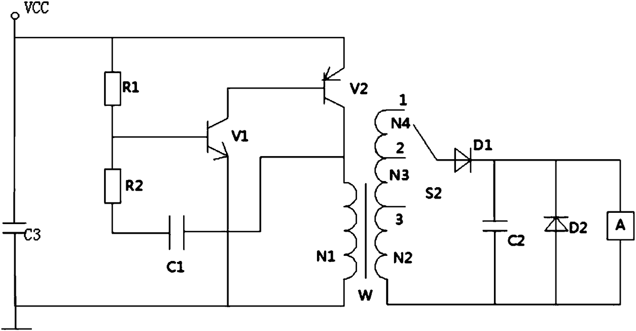 Backup power supply voltage regulation circuit used for construction