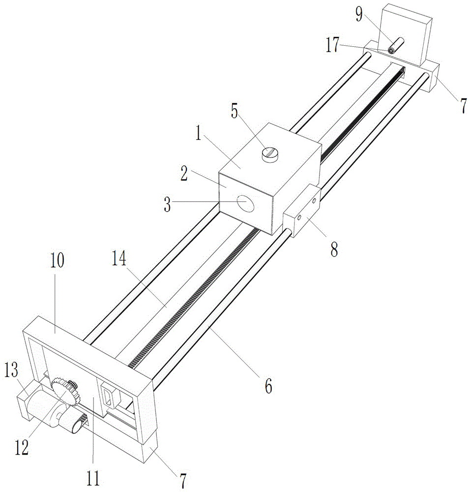 Section type wood line polishing device