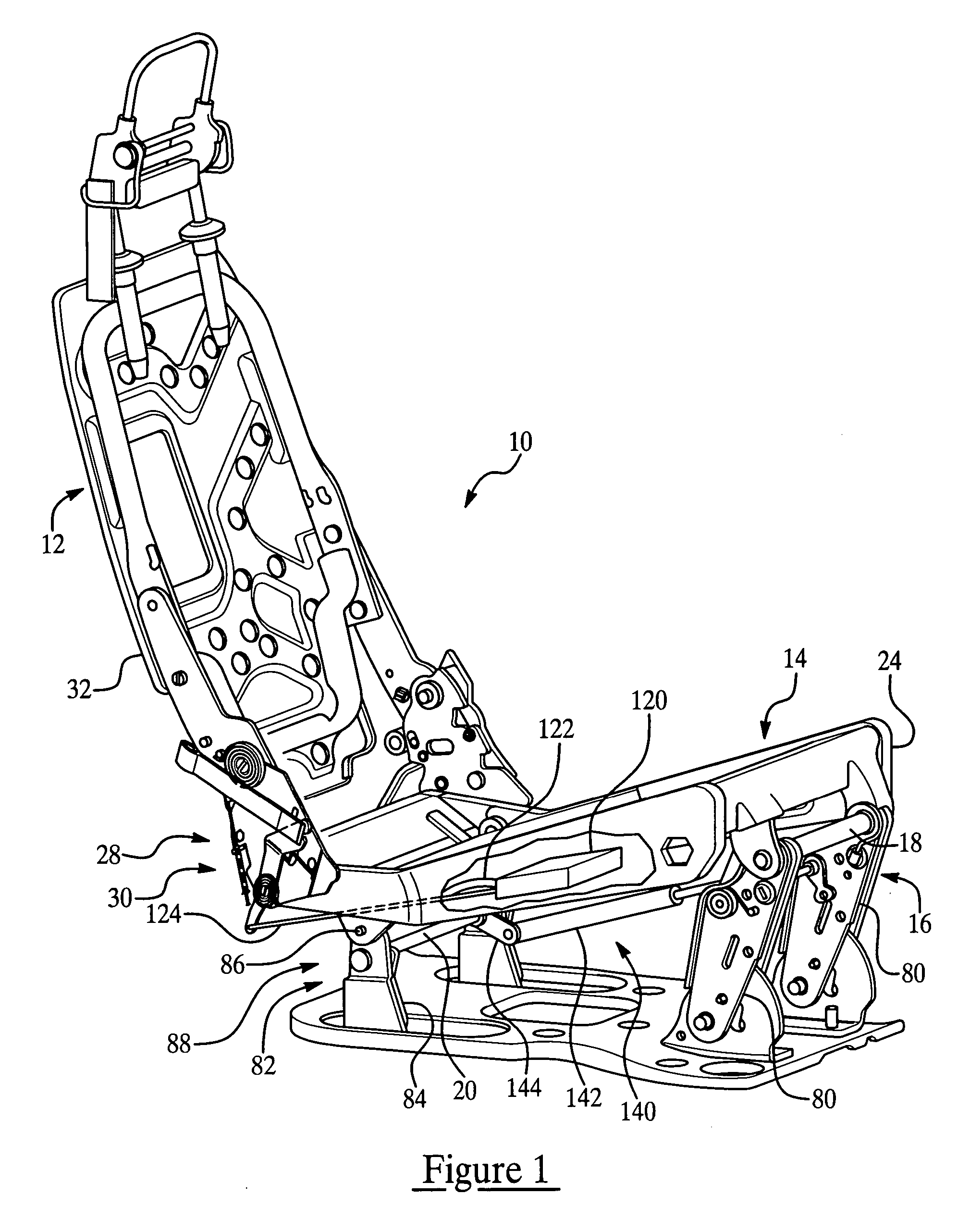Power assist fold and tumble vehicle seat