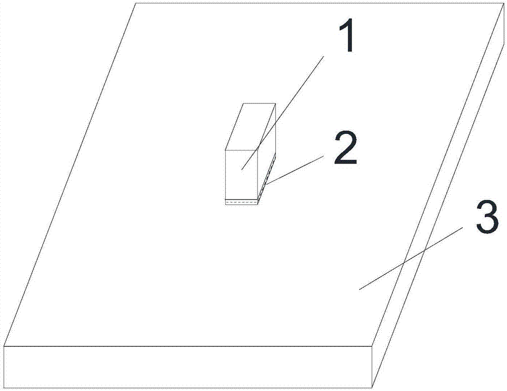 Electronic element grounding structure