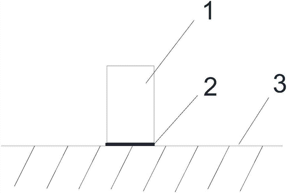 Electronic element grounding structure