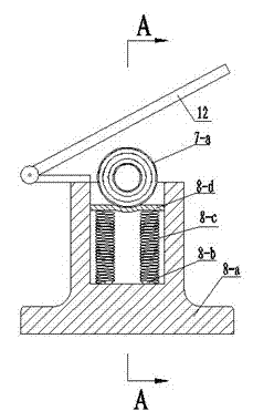 Equipment and method for orderly arranging beaded grinding material of super-hard brass solder grinding material