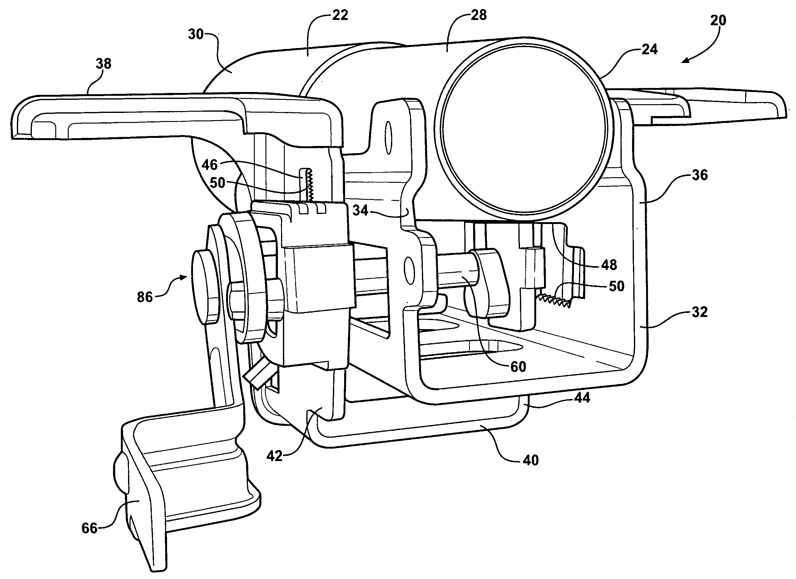 Locking mechanism for an adjustable steering column having impact teeth