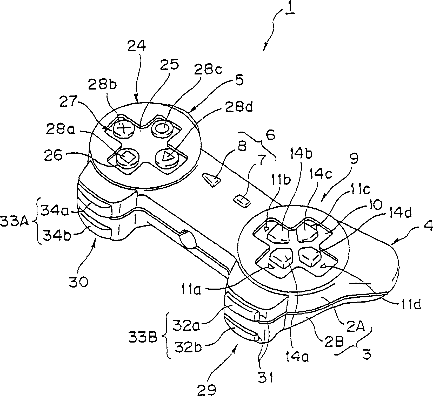 Controller unit for electronic device