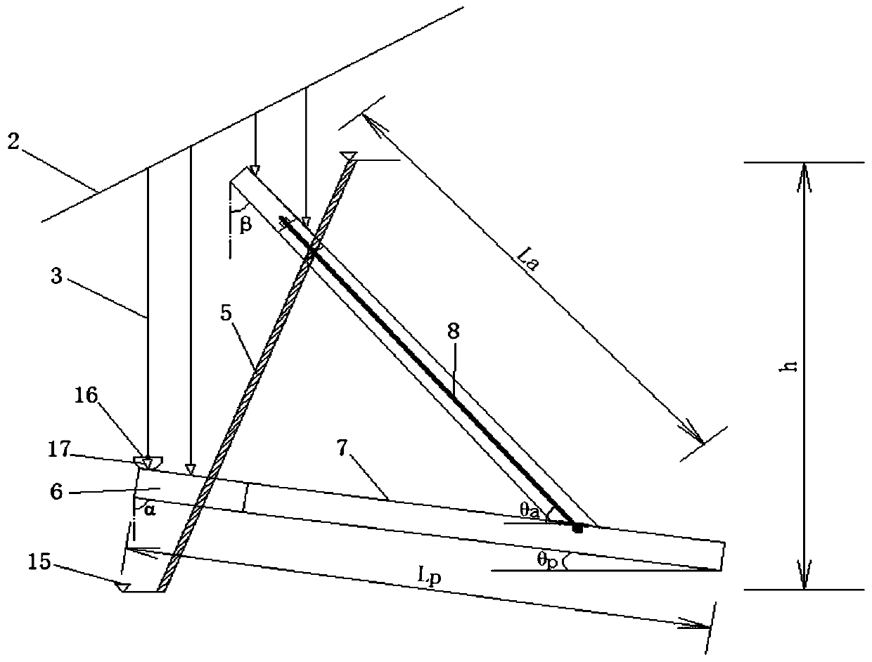 Method for rapidly repairing and reinforcing high and steep landslide