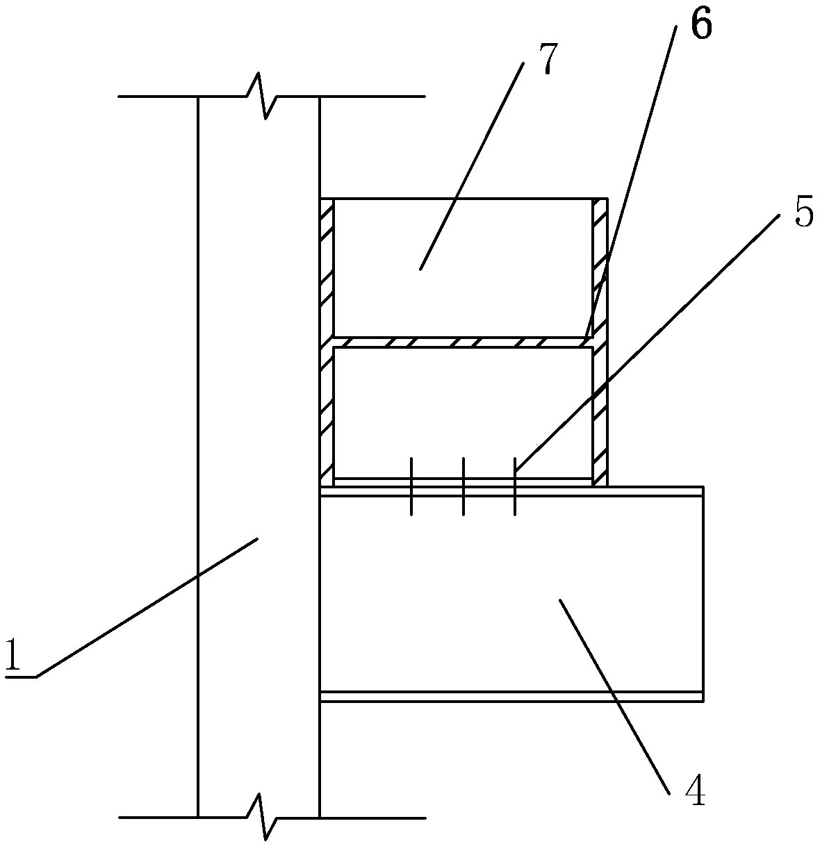 Prefabricated type foundation pit support for environment-friendly underground garage and construction method thereof