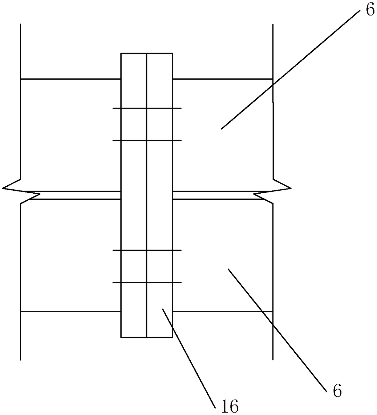 Prefabricated type foundation pit support for environment-friendly underground garage and construction method thereof