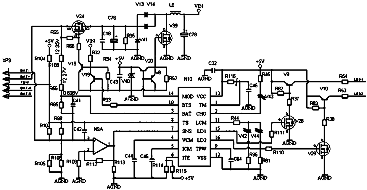 A charging control circuit